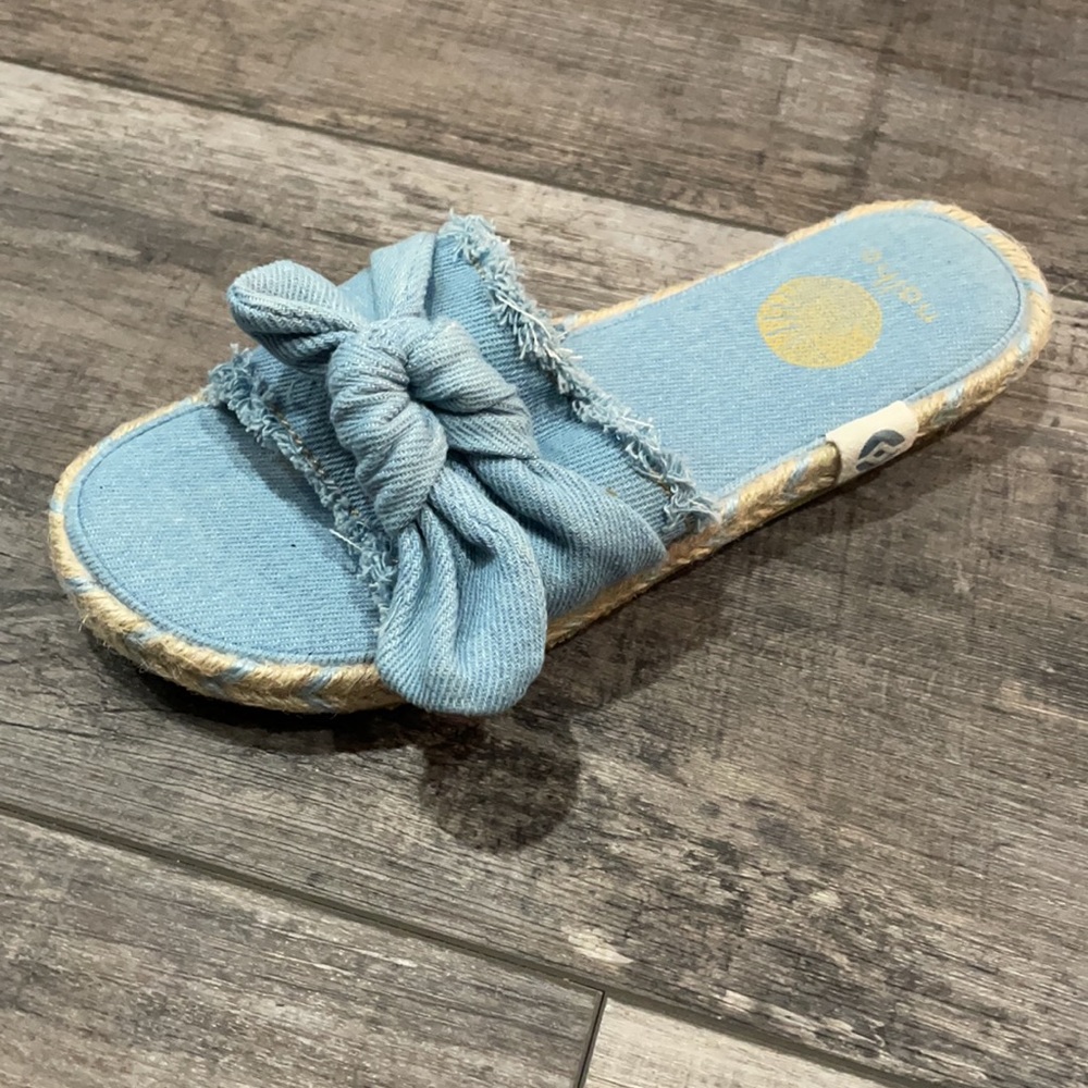Nalho yoga mat denim slides